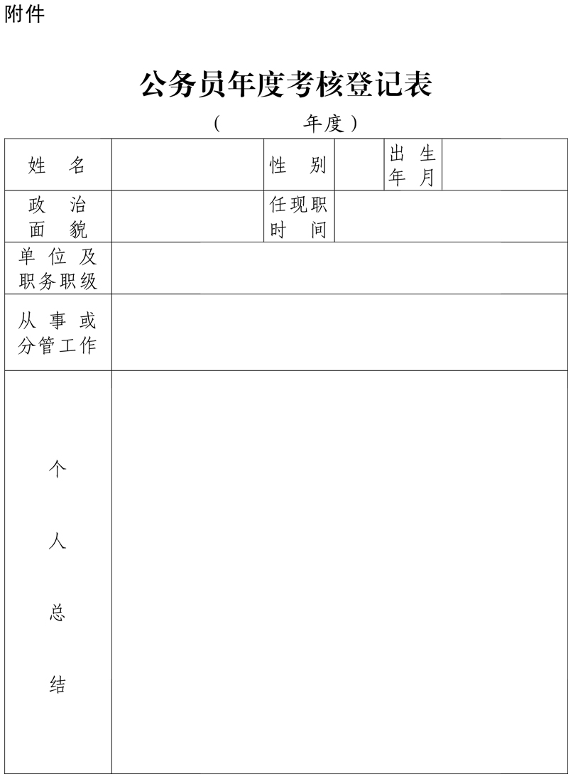 公务员考核规定2024全文