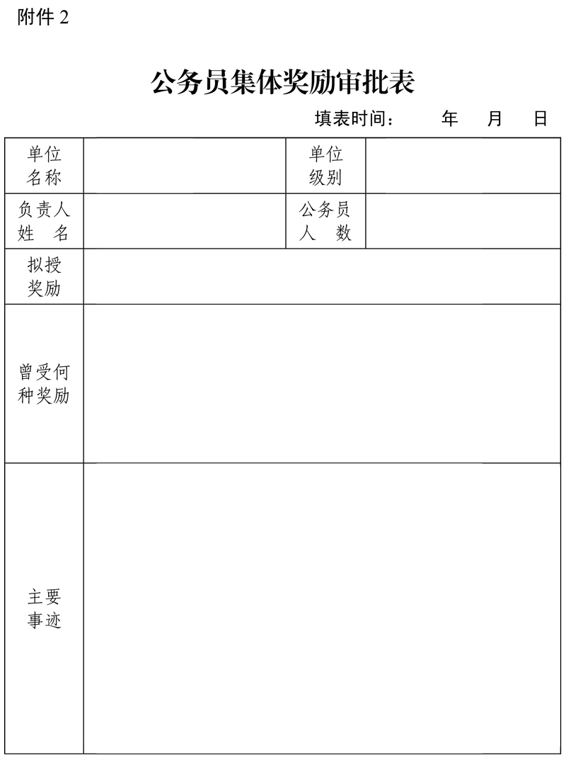 公务员奖励规定2024全文